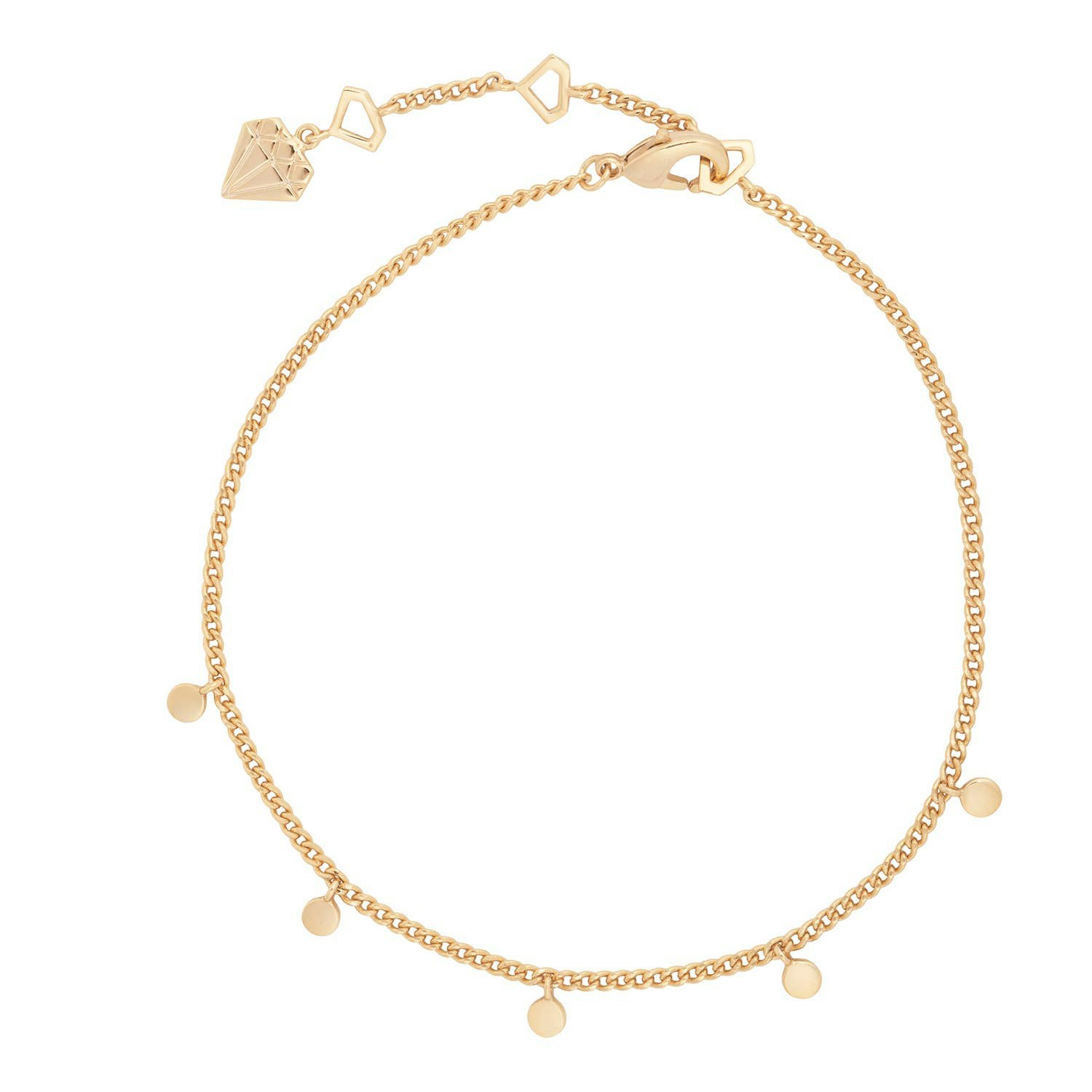 Wanderlust + Co - Belle Gold Curb Chain Bracelet