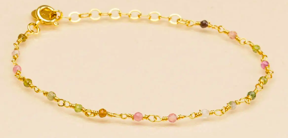 Une a Une - India Faceted Multicolor Bracelet