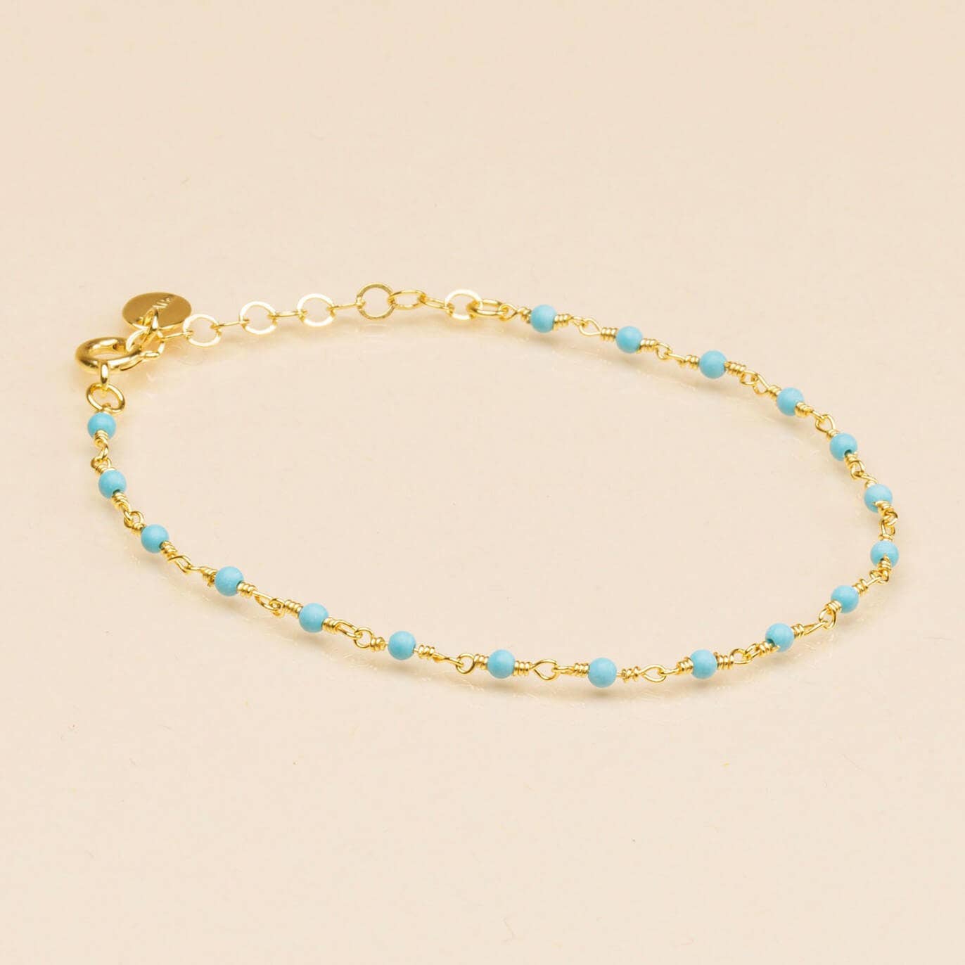 Une a Une - Light Blue India Bracelet