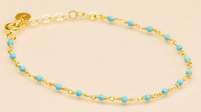 Une a Une - Light Blue India Bracelet