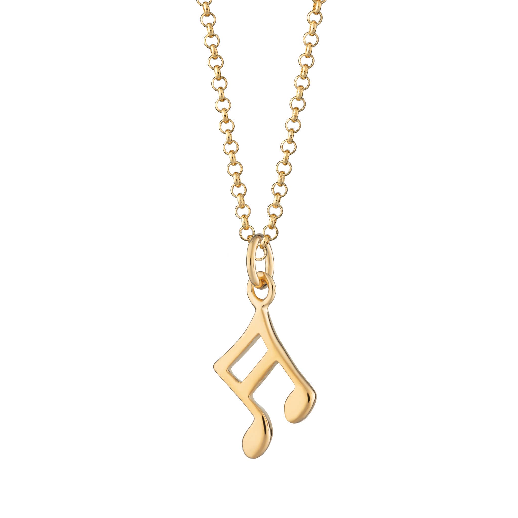 Lily Charmed - Music note Gold Necklace