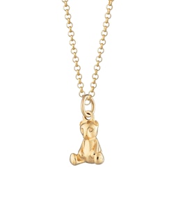 Lily Charmed - Teddy Bear  Gold Necklace