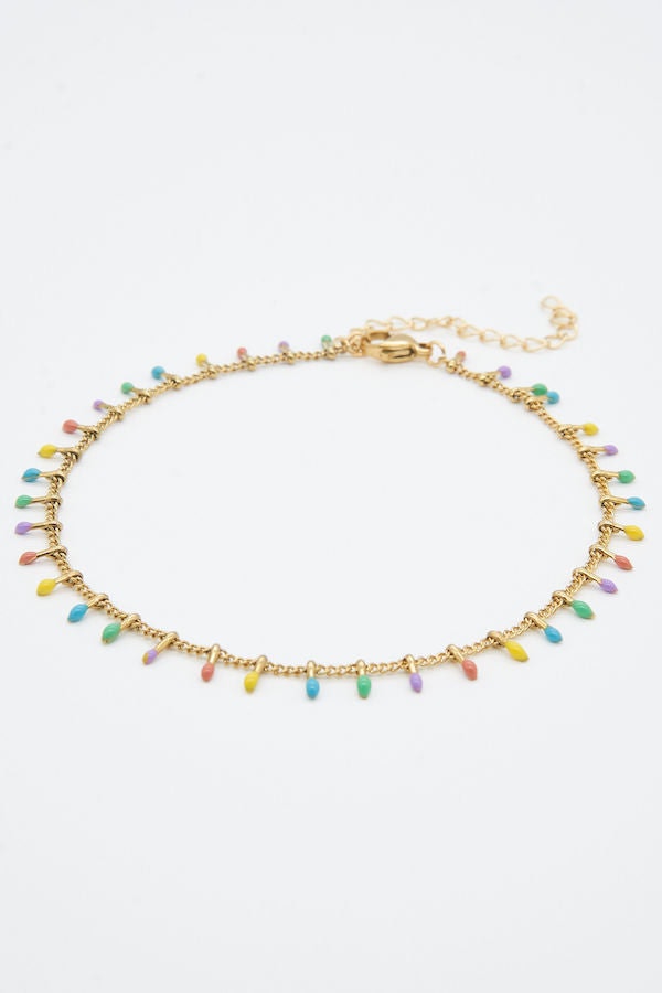 Brenda Grands - Color Leaf Gold Bracelet