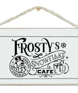 Crafty Clara Wooden Sign - "Frosty's Christmas Sign"