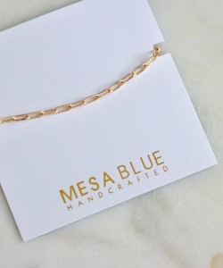 Mesa Blue - Paper Clip Bracelet