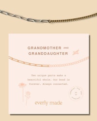 Everly Made - GRANDMOTHER & GRANDDAUGHTER armbånd i Gull