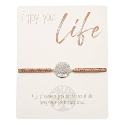 Crystals HCA Jewellery -  Enjoy Bracelet - Tree of Life Brown