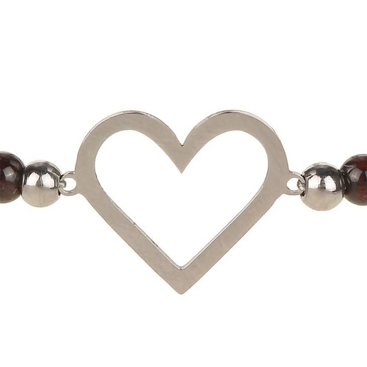 Crystals HCA Jewellery -  A Gemstone for you Bracelet - "HEART"