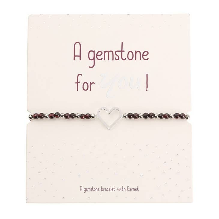 Crystals HCA Jewellery -  A Gemstone for you Bracelet - "HEART"