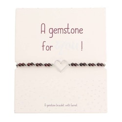 Crystals HCA Jewellery -  A Gemstone for you Bracelet - "HEART"