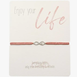 Crystals HCA Jewellery -  Enjoy Bracelet - Infinity - Pink