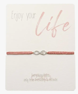 Crystals HCA Jewellery -  Enjoy Bracelet - Infinity - Pink