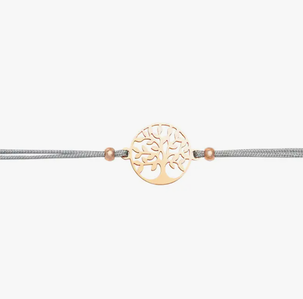 Crystals HCA Jewellery -  "Be Happy Bracelet" - Tree of Life - Rosegold