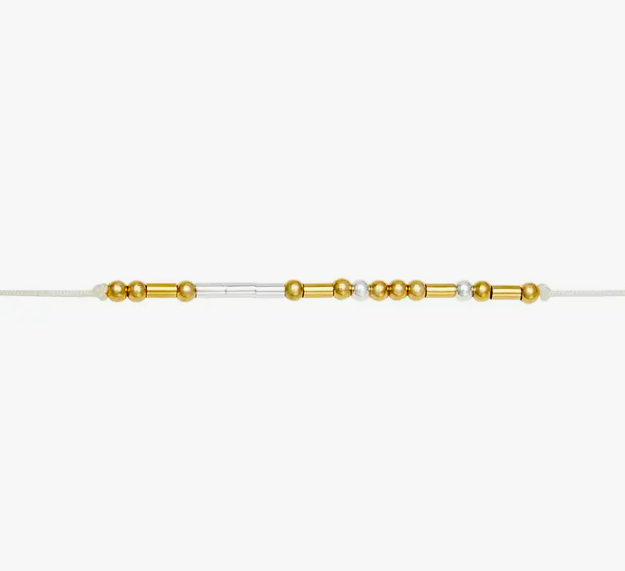 Crystals HCA Jewellery -  Morse Code Bracelet - "FOREVER"