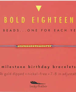 Lucky Feather - Bold 18  Bracelet