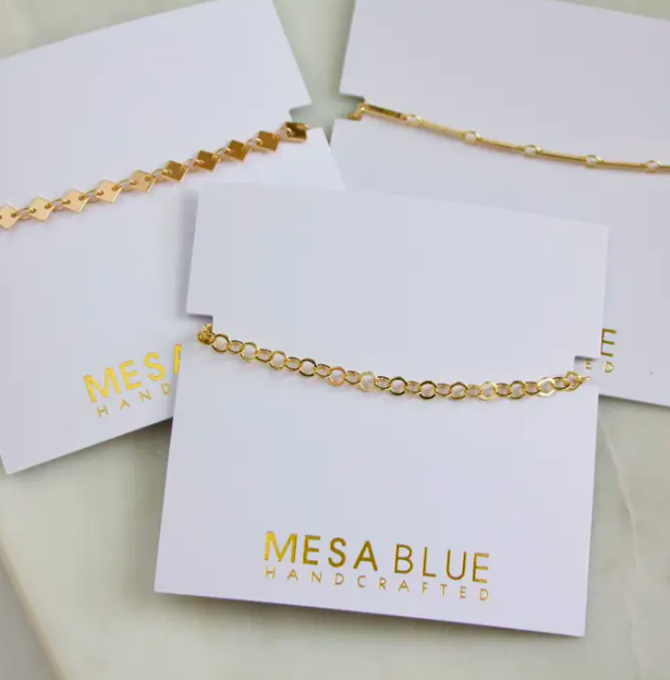 Mesa Blue - Circle Chain Bracelet