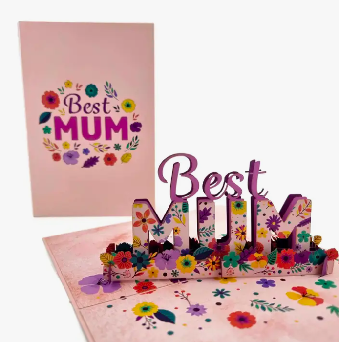 Color Pop Cards - Best Mum Card
