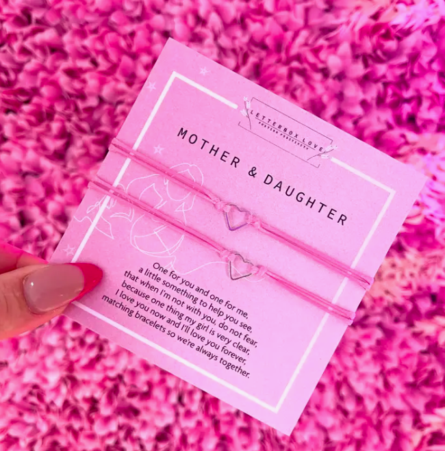 Letterbox Love - Mother & Daughter Wish Bracelet