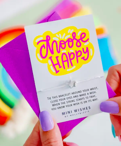 Molly & Izzie - Wish Bracelet - Choose Happy