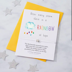 Molly & Izzie - Wish Bracelet - Rainbow