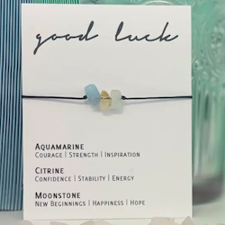 Molly & Izzie - Crystal Bracelet - Good Luck