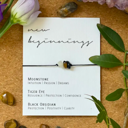 Molly & Izzie - Crystal Bracelet - New Beginnings