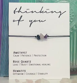 Molly & Izzie - Crystal Bracelet - Thinking of You