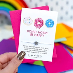 Molly & Izzie - WishBracelet - Donut Worry Be Happy