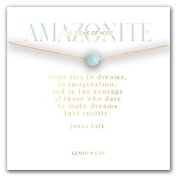 Lenny&Eva  -  Symbolic Stone Necklace - Amazonite