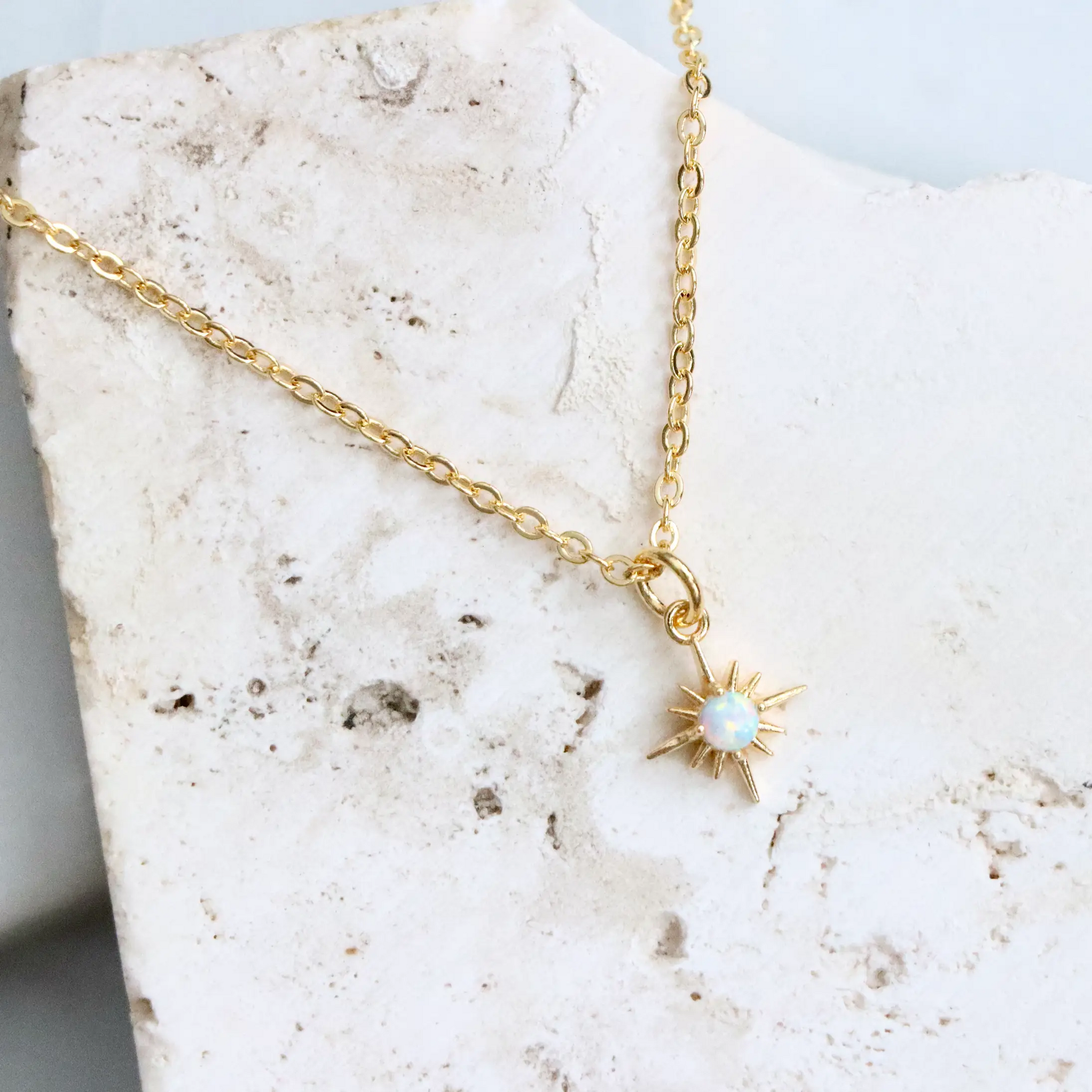 Mesa Blue - Opal North Star  Necklace