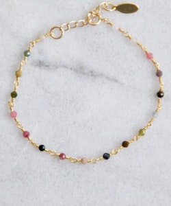 Mesa Blue - Tourmaline Beaded  Bracelet