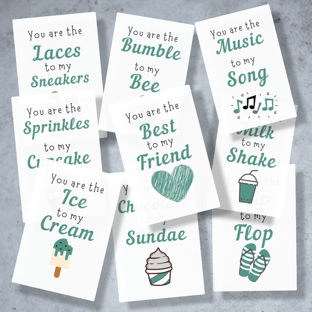 9pk «You are to my» Cards