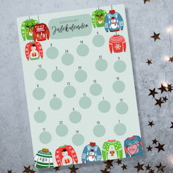 Scratch-off Julekalender - Julegenser