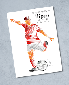 Vipps Bursdagskort - Football