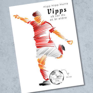 Vipps Bursdagskort - Football