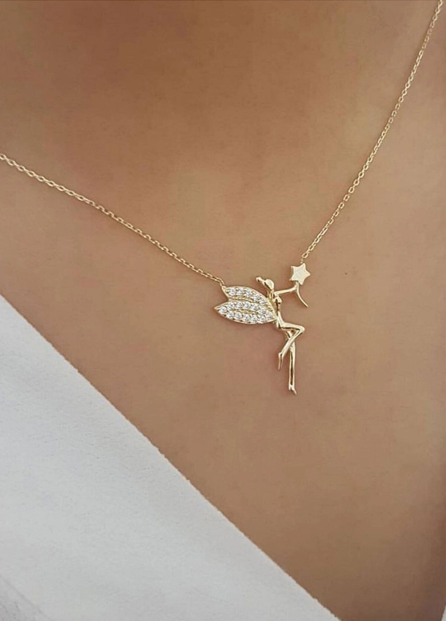 Einzelstück - Fairy Gold Necklace