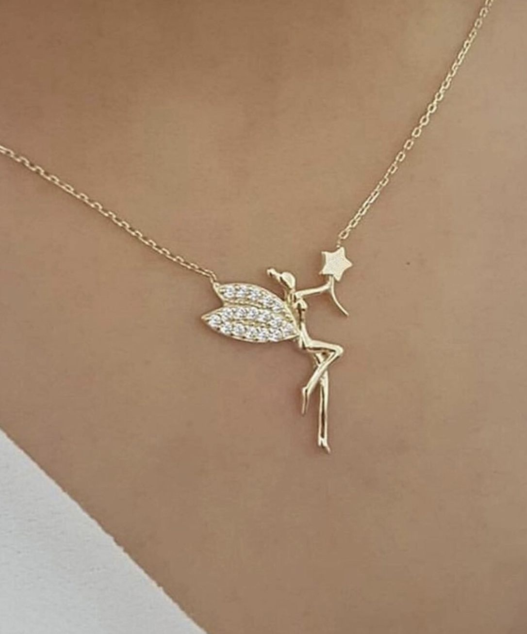 Einzelstück - Fairy Gold Necklace