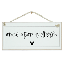 Crafty Clara Wooden Sign - "Once upon a Dream"