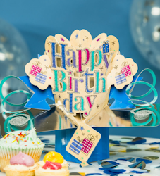Second Nature Pop-up Card - Happy Birthday