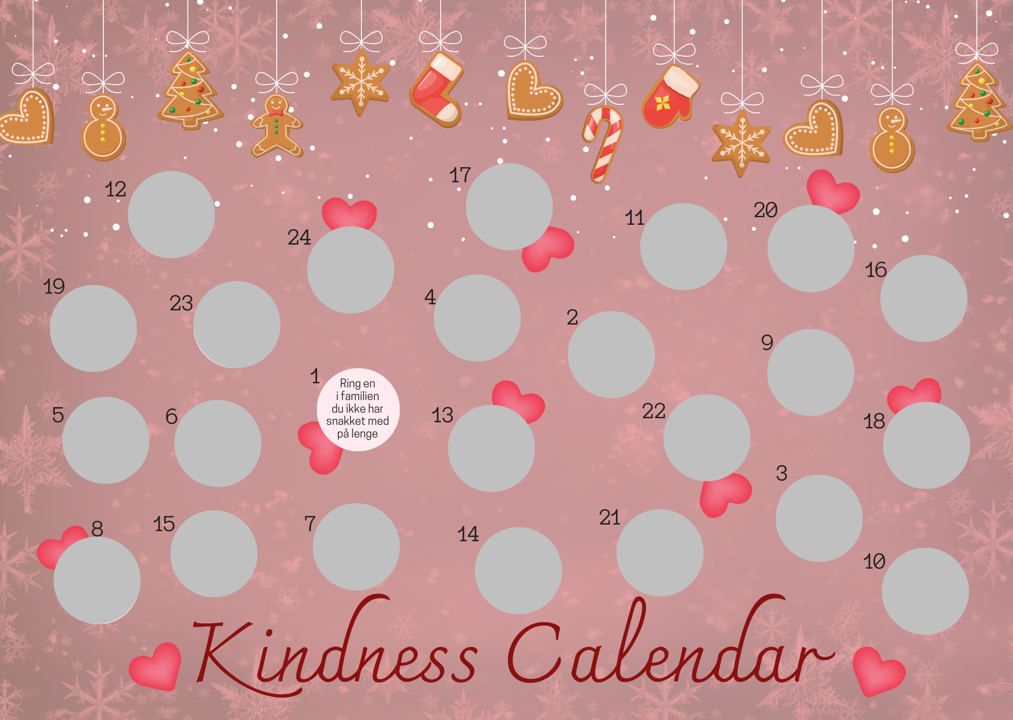 Scratch-off  Julekalender - Act of Kindness Kalender