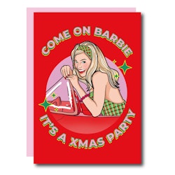 Studio Soph - Barbie Christmas Party Christmas Greeting Card