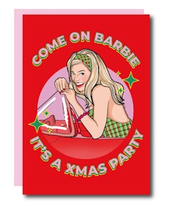 Studio Soph - Barbie Christmas Party Christmas Greeting Card