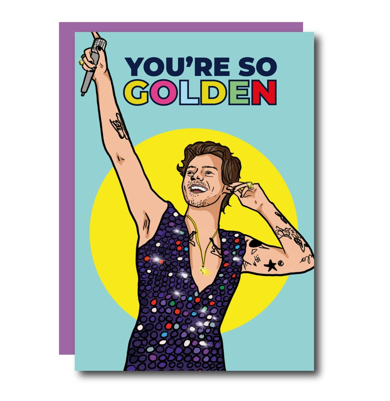 Studio Soph - You're So Golden Harry Styles Kort