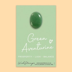 Wishstring Crystal Token - Green Aventurine