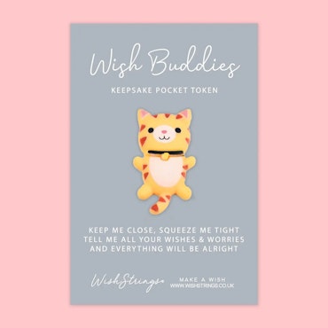 Wishstring Wishing Buddies Pocket Hug - Cat