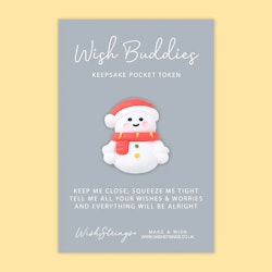 Wishstring Wishing Buddies Pockethug - Snømann