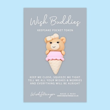 Wishstring Wishing Buddies Pockethug - Bamse