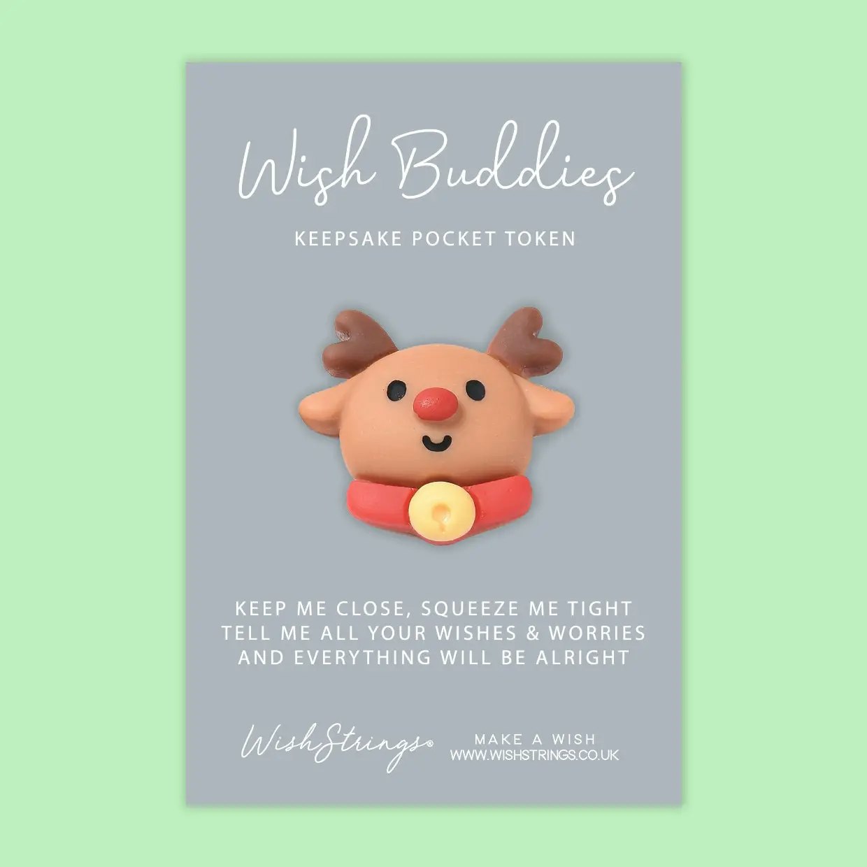 Wishstring Wishing Buddies Pockethug - Reinsdyr