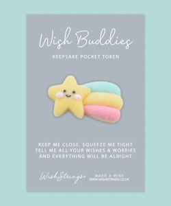 Wishstring Wishing Buddies Pockethug - Regnbue