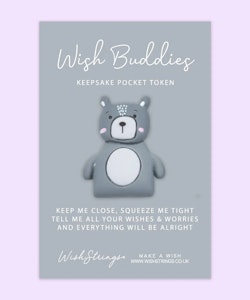 Wishstring Wishing Buddies Pockethug - Bear